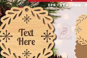Intra απο ξύλο plywood 3mm-4mm πάχος Πρότυπο Χριστουγεννιάτικων πινακίδων 3 Δίασταση 15x15 cm INTRAFABR-113202231
