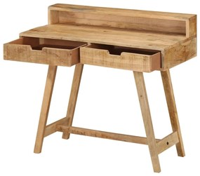 vidaXL Γραφείο 100 x 45 x 90 εκ. από Μασίφ Ακατέργαστο Ξύλο Μάνγκο
