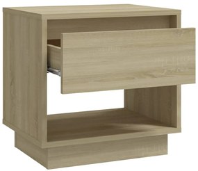 vidaXL Κομοδίνο Χρώμα Sonoma Δρυς 45 x 34 x 44 εκ. από Μοριοσανίδα