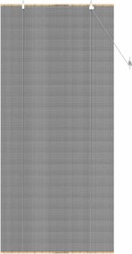 vidaXL Ρόλερ (στόρι) Γκρι 110 x 220 cm Μπαμπού