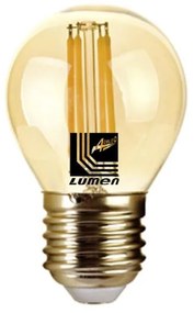 Adeleq Λάμπα LED Cog Σφαιρικό Ε27 6W Ντιμαριζόμενο Μελί 2200K 13-27166009
