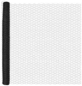 vidaXL Φράκτης με Στυλό Γκρι 150x2500 cm Ατσάλι