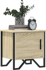 vidaXL Κομοδίνα 2 τεμ. Sonoma Δρυς 40 x 30 x 40 εκ. από Επεξ. Ξύλο