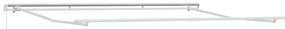 vidaXL Manual Retractable Awning Θαλάσσια Μπλε 400x300 εκ.