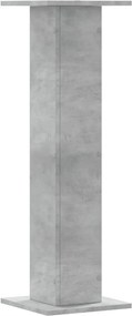 vidaXL Βάσεις Φυτών 2 τεμ. Γκρι Σκυρ. 30x30x95 εκ. Επεξεργασμένο Ξύλο