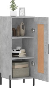 vidaXL Ντουλάπι Γκρι Σκυροδέματος 34,5x34x90 εκ. Επεξεργασμένο Ξύλο