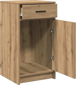 vidaXL Πλαϊνό γραφείο Artisan Oak 40 x 40.5 x 75 εκ Επεξεργασμένο ξύλο