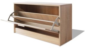 vidaXL Τραπεζαρία Χρώμα Δρυς 140 x 80 x 75 εκ.