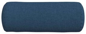 vidaXL Μαξιλάρια Στήριγμα 2 pcs Μπλε Ø 15 x 40 εκ ύφασμα