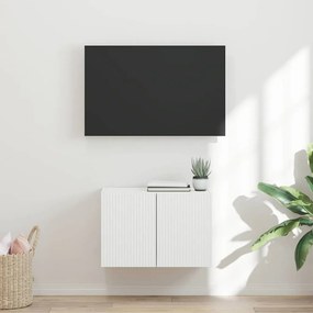 vidaXL Ντουλάπι Τηλεόρασης Τοίχου Επιτοίχιο Λευκό 59,5 x 31 x 40 εκ