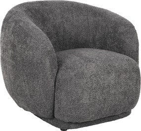 ΠΟΛΥΘΡΟΝΑ KARPEN HM9600.01 ΓΚΡΙ ΜΠΟΥΚΛΕ ΥΦΑΣΜΑ  93x87x78Υ εκ.