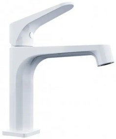 Sparke Bianco-01 Μπαταρία Νιπτήρα Χαμηλή Άσπρη Ορείχαλκος