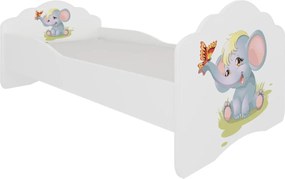 Παιδικό κρεβάτι Leomari I-Elephant-Χωρίς προστατευτικό-160 x 80