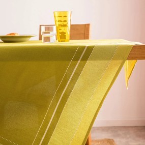 Τραπεζομάντηλο (135x135) Gofis Home Check Border Green 072/18