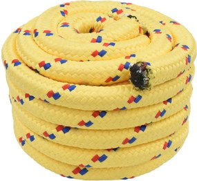 vidaXL Σχοινί Boat 3 mm 10 m Κίτρινο PP