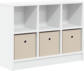 vidaXL Πλαϊνό γραφείο Λευκό 73,5 x 22,5 x 53,5 εκ