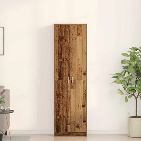 vidaXL Ντουλάπι Παλαιό ξύλο 55 x 25 x 189 εκ. Επεξεργασμένο ξύλο