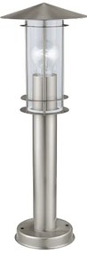 Επιδαπέδιο Κολωνάκι Lisio inox Λευκό Eglo-30187-Inox 30187