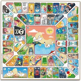 Πίνακας για Επιτραπέζιο Παιχνίδι Parchís Cayro