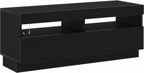 vidaXL Ντουλάπι TV Μαύρη Οξυά 100 x 35 x 40 εκ Επεξεργασμένο ξύλο