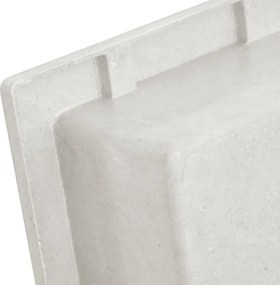 vidaXL Ράφι Ντουζιέρας Λευκό Ματ 41 x 51 x 10 εκ.