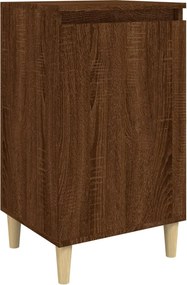 vidaXL Κομοδίνο Καφέ δρυς 40x35x70 εκ. από Επεξεργασμένο Ξύλο