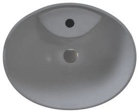 Sanitec Ionion 207 Νιπτήρας Συνθετικός Επικαθήμενος 46x36x15,5cm Cement