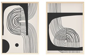 Πίνακας σε καμβά Bajou pakoworld δίπτυχος με ψηφιακή εκτύπωση 50x3x70εκ