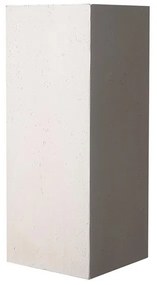 Supergreens Γλάστρα Πήλινη Κάθετη ''Rocky'' Γκρι Ανοιχτό M 27x27x60 εκ.