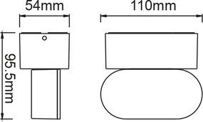 Απλίκα κήπου LED Latch