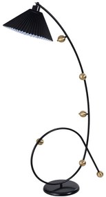 Φωτιστικό Δαπέδου 534LUN5610 Φ38x155cm 1xE27 40W Black-Gold Opviq