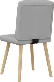 vidaXL Καρέκλες τραπεζαρίας 4 τεμ Cloud Grey Fabric