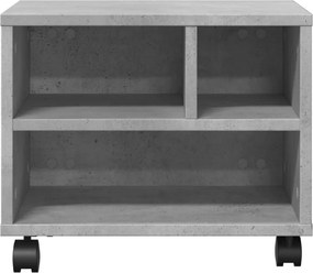 vidaXL Βάση Εκτυπωτή με Ρόδες Γκρι Σκυρ. 41x32x34,5 εκ.