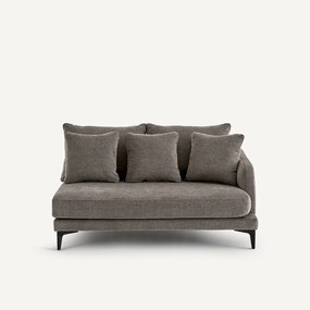 Μισός καναπές 2 θέσεων από μείγμα πολυεστέρα, MODERNISTE, σχεδίαση Emmanuel Gallina