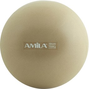 Amila Μπάλα Pilates 19cm, Χρυσή, bulk (95804)
