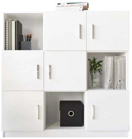 Βιβλιοθήκη Vo 956LCS1519 119,9x37,6x121,8cm White