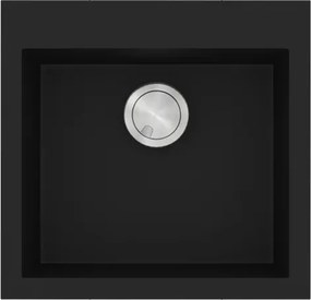 Sanitec Ultra Granite 816 (50x50) - Γρανιτένιος νεροχύτης - Nero