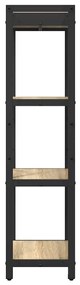 vidaXL Βιβλιοθήκη Sonoma Δρυς 40 x 30 x 118 εκ Επεξεργασμένο ξύλο
