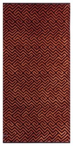 Πετσέτα Θαλάσσης Βελουτέ Meiro 06 Terra Kentia Θαλάσσης 90x180cm 100% Βαμβάκι