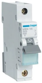 Αυτόματη Ασφάλεια B 6Ka 1x6Α MBN106 Hager MBN106