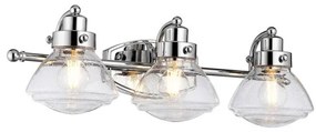 Απλίκα Φωτιστικό Μπάνιου 3xE27 Χρώμιο IP44 Scholar QN-SCHOLAR3 Quintiesse Elstead Lighting-QN-SCHOLAR3-Χρώμιο QN-SCHOLAR3