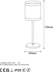 Table Lamp Way - 11611 Vintage