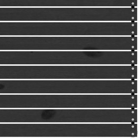 vidaXL Σαλόνι Κήπου Σετ 9 Τεμαχίων Μαύρο από Μασίφ Ξύλο Πεύκου