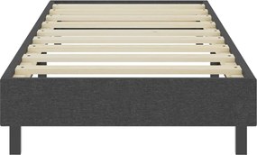 vidaXL Πλαίσιο Κρεβατιού Boxspring Γκρι 100 x 200 εκ. Υφασμάτινο