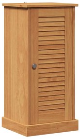 vidaXL Ντουλάπα Μπάνιου καφέ μελί 37 x 34 x 80 εκ Μασίφ ξύλο πεύκου