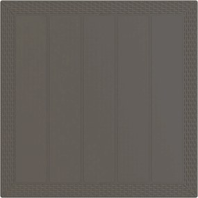 vidaXL Σέτ φαγητού για κήπο 5 τμχ. Ανοιχτό γκρι 100 cm PP