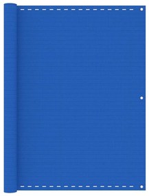 vidaXL Διαχωριστικό Βεράντας Μπλε 120x500 εκ. από HDPE