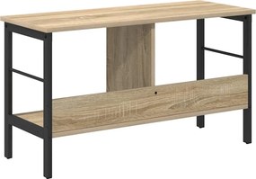 vidaXL Ράφι Βιβλίων 2 επιπέδων 82 x 32 x 47 εκ. Επεξεργασμένο Ξύλο