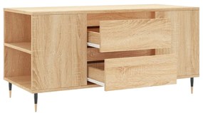 vidaXL Τραπεζάκι Σαλονιού Sonoma Δρυς 102x44,5x50 εκ. Επεξεργ. Ξύλο