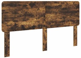 vidaXL Κεφαλάρι Καπνιστό Δρύς 180 cm Επεξεργασμένο ξύλο